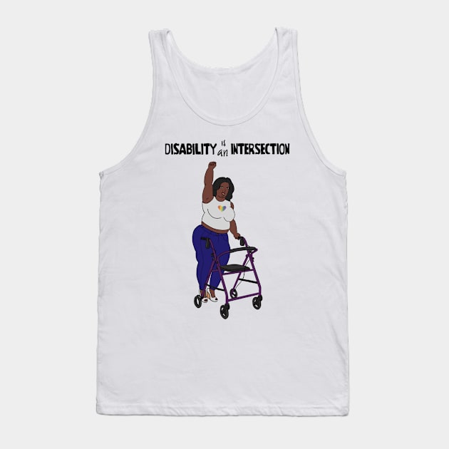 Disability Is An Intersection Walker Tank Top by Dissent Clothing